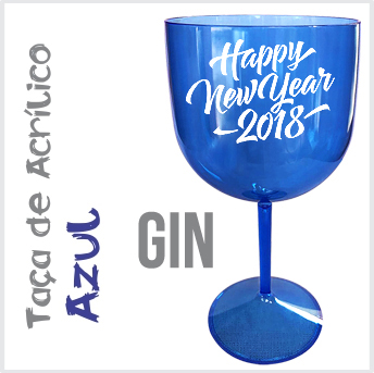 Taça Gin Azul