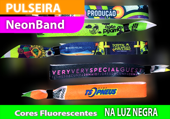 Pulseira de Tecido NeonBand