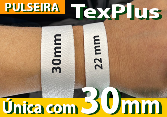 Pulseira de Tecido, "TexPlus"  30mm